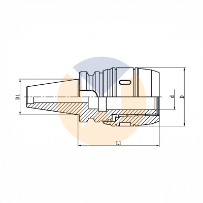 BT50-MC42-250 гидропластовый патрон