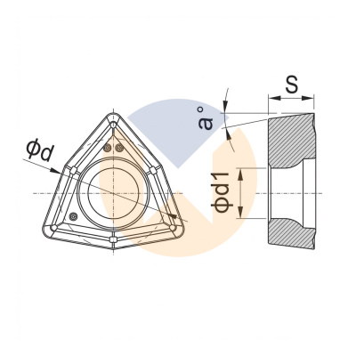 WCGX040208 AF N515 пластина для сверления