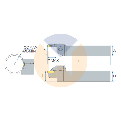 Резец с СМП MGFHR325-44/62-T15