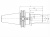 CAT50-SF25-100 термоусадочный патрон CAT 4.5°