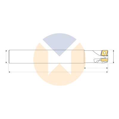 TAP100R-D22-C20-120-3T корпус фрезы MWork