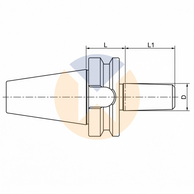 BT30-B12-25 переходник для сверлильного патрона