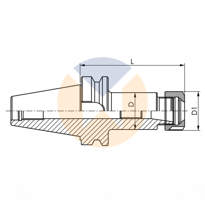 BT40-ER8M-70 цанговый патрон ER