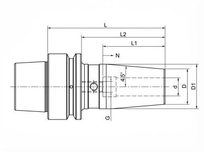 HSK63F-SF03-120 термоусадочный патрон HSK 3°