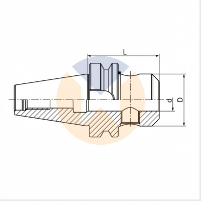 BT30-SLA6-50 патрон WELDON с подачей СОЖ