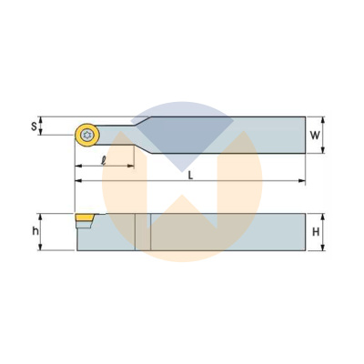 Резец с СМП SRDCN2525-M10