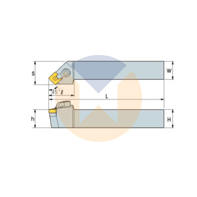 Резец с СМП MSSNL3232-P15