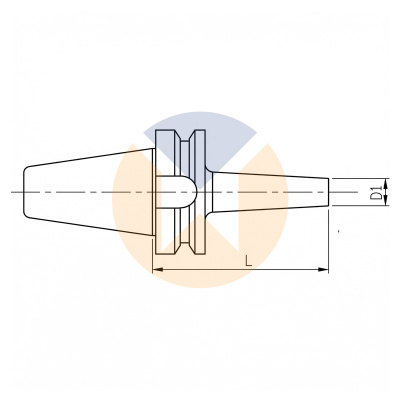 BT50-DC06-110 патрон с термозажимом