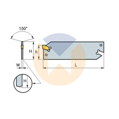 Резец с СМП SPB526  