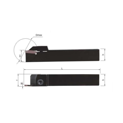 Резец с СМП MGEHR2020-3