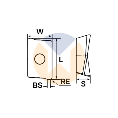 R390 11T308 PM U545 пластина фрезерная MWork