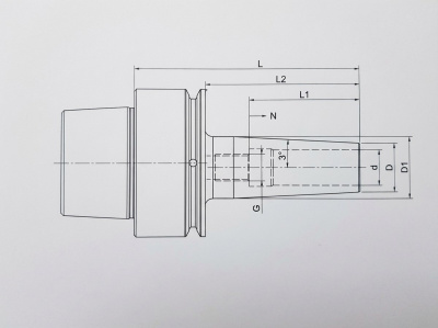 HSK32E-SFS3-64 термоусадочный патрон HSK 3°