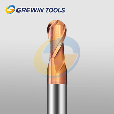 D2*6*D4*50L Z2 фреза сферическая BALLNOSE твердосплавная GREWIN HRC55