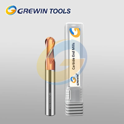 D2*6*D4*50L Z2 фреза сферическая BALLNOSE твердосплавная GREWIN HRC55