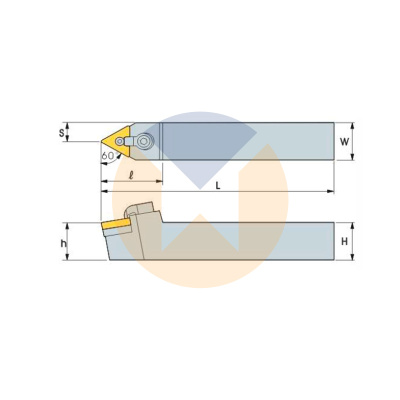 Резец с СМП MTENN1616-H16