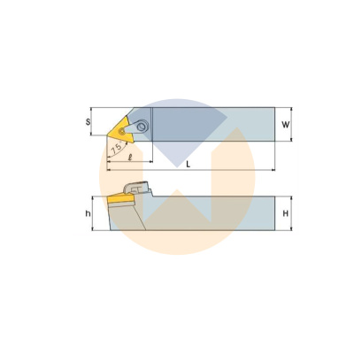 Резец с СМП MTBNL2525-M16