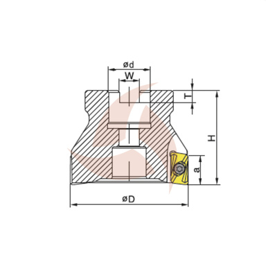 TAP113-D063-O22-H050-Z06 лорпус фрезы