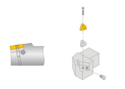 Резец с СМП SER3232-P27