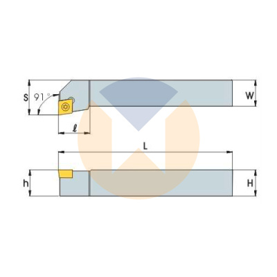 Резец с СМП SCFCL1212-H06